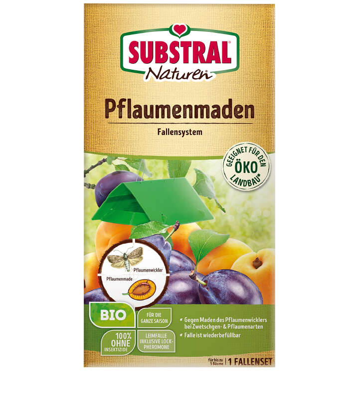 SUBSTRAL Naturen Pflaumenmaden-Falle